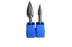 China Rotary Cutter Tungsten Carbide Drill Bits Tree Shape For Machining Iron supplier