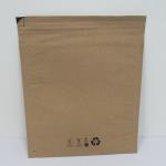 Elegant Custom Biodegradable Mailers 15x20cm Embossed Recycled Kraft Mailers
