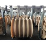 Bundled Three Nylon Wheel Conductor Stringing Blocks For Transmission Line for sale