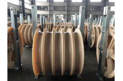 China Bundled Three Nylon Wheel Conductor Stringing Blocks For Transmission Line supplier