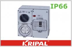 China 5 PIN Weatherproof Switch Socket 40 AMP Outside Electrical Sockets supplier