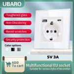 Type C USB Port Electric Socket For 110-240Vac 50/60Hz Input Voltage Distributor for sale