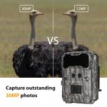 KW696 outdoor hunting camera dual-lens 30MP no-glow trail camera 1080p night vision 512G for for sale