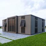 Two Wings Easy Foldable Expansion Container House 20ft Tiny Apartment Living for sale