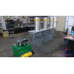 Custom Manual Hydraulic Security Bollards , Stainless Steel Automatic Road Blocker