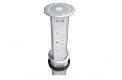 China Black Motorised Pop Up Socket Flashing LED Lights Hidden Pulling Design supplier
