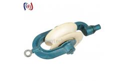 China Overhead Line Round Belt Hold Down Wire Cable Pulley Stringing Block supplier