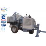 140KN Cable Pulling Equipment , 4km/H Correspending Speed Hydraulic Wire Puller for sale