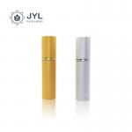 Reusable Aluminum Silver Perfume Atomiser , Leakproof Portable Perfume Holder