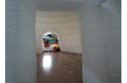 China Digital Printing Trading Blow Up Dome Ten , Customized Inflatable Igloo Tent supplier