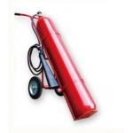 30KG CO2 Fire Extinguisher Red Cylinder Trolley for Class B Fire Fighting for sale