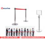 Black Metal Crowd Control Bollard Sign Holder For A3 A4 Paper