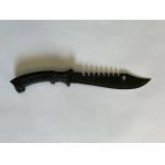 ODM 16in Rubber Handle Fixed Blade Hunting Knife 3mm Blade for sale