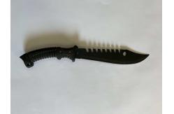 China ODM 16in Rubber Handle Fixed Blade Hunting Knife 3mm Blade supplier