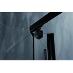 Diamond Shower Enclosure With Aluminium Black Frame And 6/8mm Tempered Glass