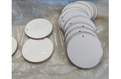 China Pzt8 Ultrasonic Piezo Ceramic Plate Round Shape supplier