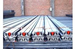 China High Tensile Strength Train Track Steel , Base Dimension 79.37mm Railway Track Material supplier