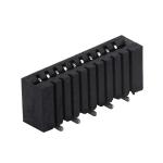 Black 1.0mm Pitch Reversible Contact Vertical SMT Type FPC Connector Bar To Bar for sale