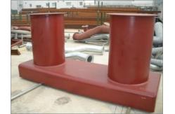 China Cast Iron Mooring Components 26mm Sheaves Mooring Bollards supplier