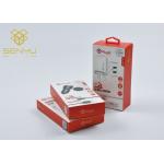 Paper Packaging Box USB Cable Box with Blister Tray , Mobile Accessories Packaging for sale