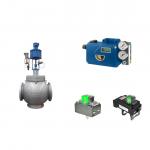 Chinese Pneumatic Control Valve With Intelligent Original Foxboro SRD991 Valve Positioner And Rotork Limit Switch for sale