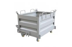 China 1000L/H Industrial Trash Bin Container For Bottom Drop Bot Dumping Processing supplier