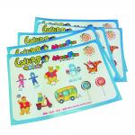 China A5 Size Carton Characters Sticker Paper Sheet For Kids manufacturer