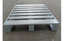 China Material Handling reinforced Metal Steel Pallet Heavy Duty Half Spread 2T supplier