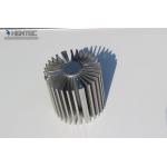 High Power LED Aluminum Heatsink Extrusion Profiles Different Surface Treatment for sale