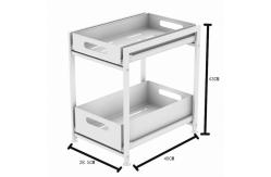 China Customized SGS Stainless Steel Kitchenwares Multi Layer Condiment Storage Rack supplier