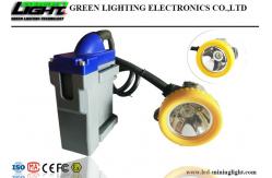 China CREE Chips LED Miners Cap Lamp 15000lux Adopt 6.6Ah Rechargeable Lithium Battery supplier