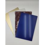 Anti Fire Wooden Finish ACP Sheet , 0.15mm Layer Thick Exterior Composite Cladding for sale