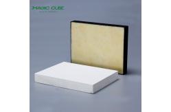 China Insert Edge White Acoustic Glassfiber Ceiling Tile for Soundproofing and Noise Reduction supplier