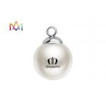 SS304 Round Shank Pearl Buttons Dangle Beads Pendant for sale