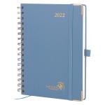 8.75''X 6.63'' Light Blue Planner Personalised 2 Page Per Week Agenda for sale