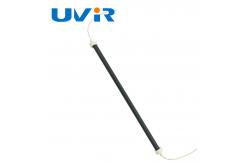 China Customization Quartz Heating Infrared Lamp 220V Single Tube Long Wave Black Tube supplier