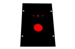 China USB IP65 waterproof 38mm chameleon backlit trackball pointing device supplier