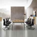 10 Seat Executive Conference Table And Chairs Wood 25mm Thickness