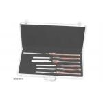 V Shaped Wood Lathe Tool Sets Wooden Handle Wood Carving Chisel Set
