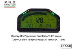 China 6.5 Inch Digital Oil Temperature Gauge Harness Wiring Combination Race Dashboard supplier