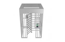 China RS485 Access Control Full Height Turnstile Gate With QR Code Reader supplier