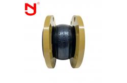 China FKM Flange Forged Steel Rubber Bellow Joints With Radiation Resistance supplier