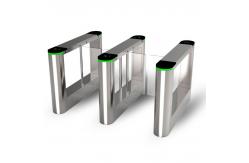 China Access Control Security Swing Barrier Gate With Face Recognition Temperature Detection supplier