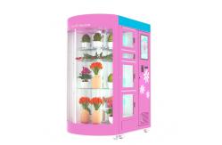 China Self Service Refrigeration Flower Locker Vending Machine With Wifi 19 Inch supplier