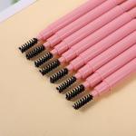 Cosmetic Plastic Tubes Empty Eyebrow Pen Eyebrow Pen Packaging With Brush