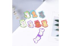 China Office Stationery Magnetic Page Clips Cat Bookmarks For Book Reading supplier