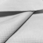 Woven ESD Anti Static Lining Fabric Carbon Release 75D*75D Short Fiber for sale