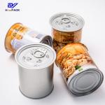 Wear Resistant Protein Powder Tin Can Pop Top Circular Tin Containers for sale