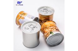 China Wear Resistant Protein Powder Tin Can Pop Top Circular Tin Containers supplier