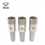 Brazed Body Sharp Taper Shank Diamond Glass Core Drill Bit for sale